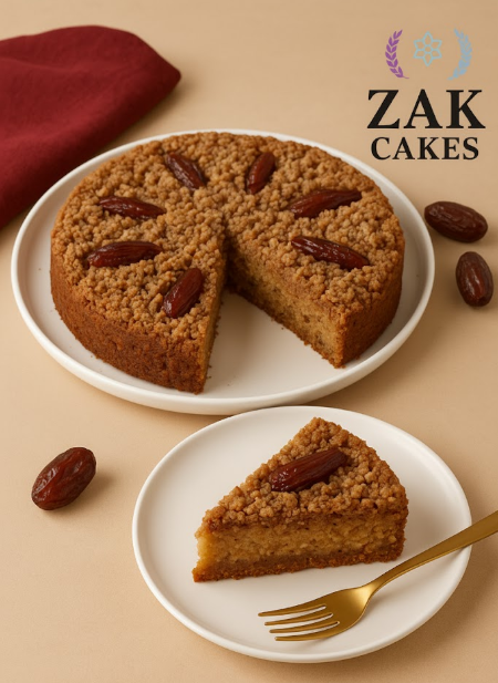 Bizcocho ecológico de fruta vegano