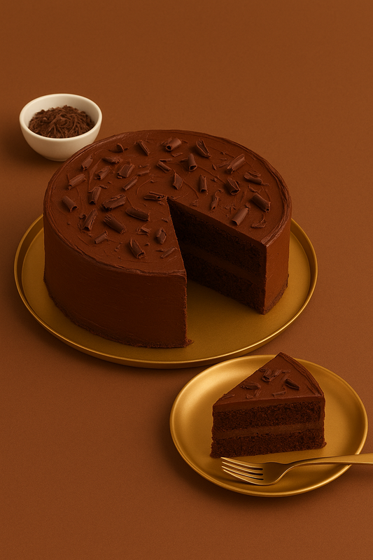 Tarta de chocolate con cacahuetes