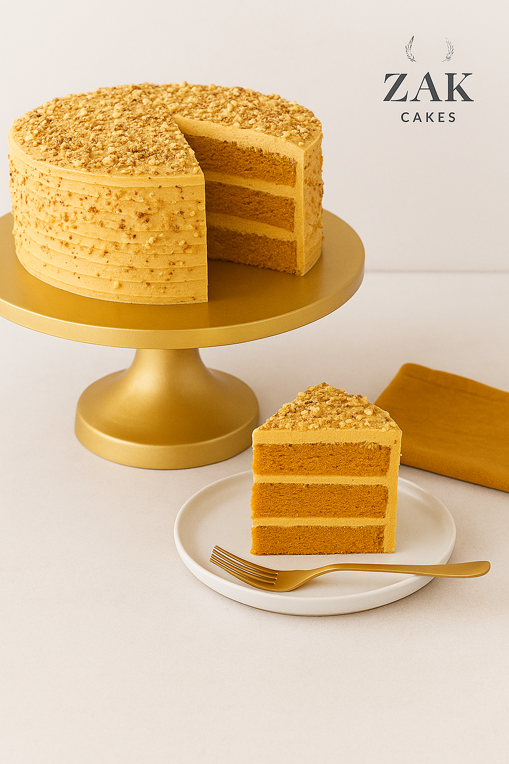 Tarta de calabaza y nueces