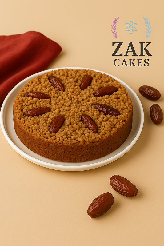 Bizcocho ecológico de fruta vegano