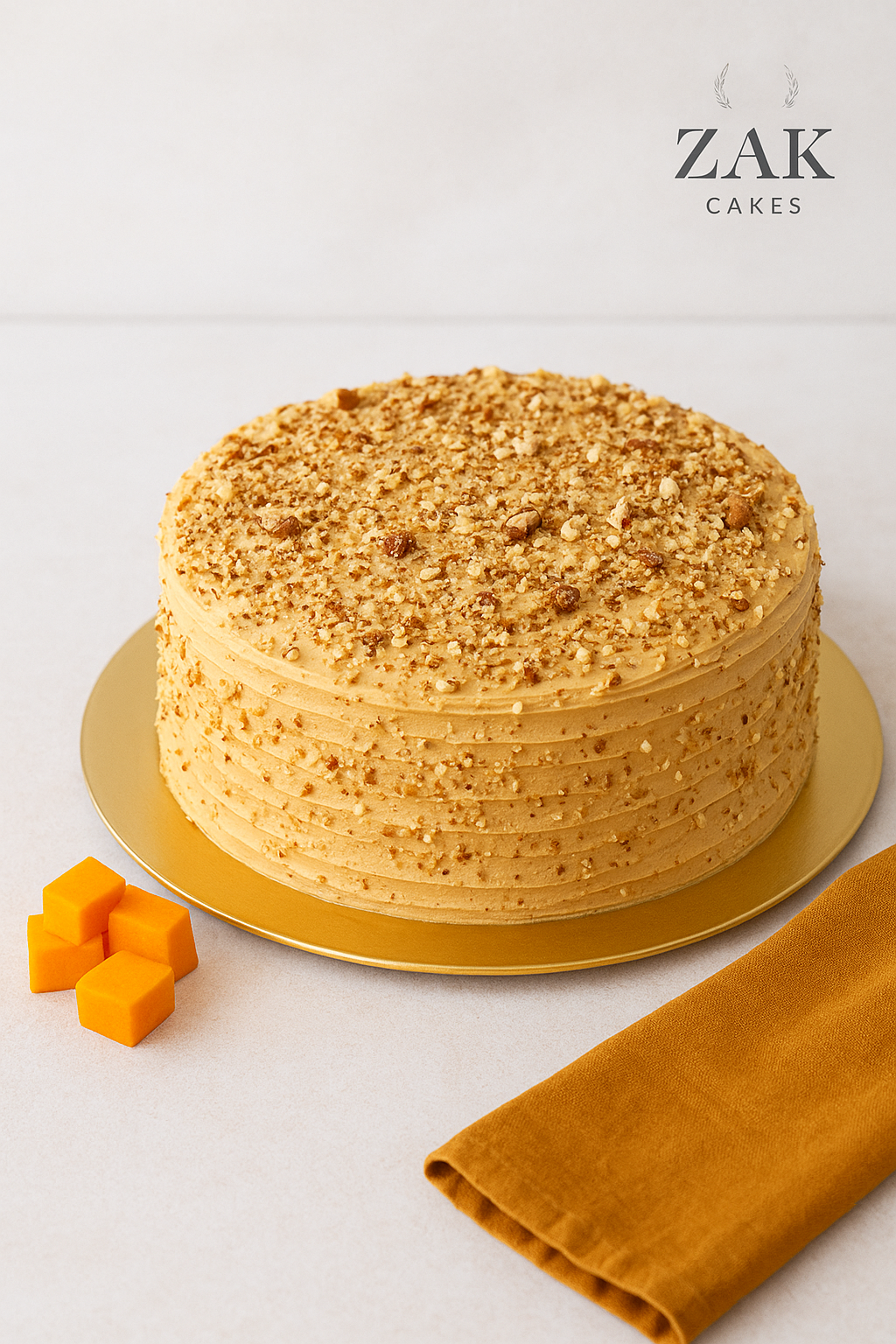 Tarta de calabaza y nueces