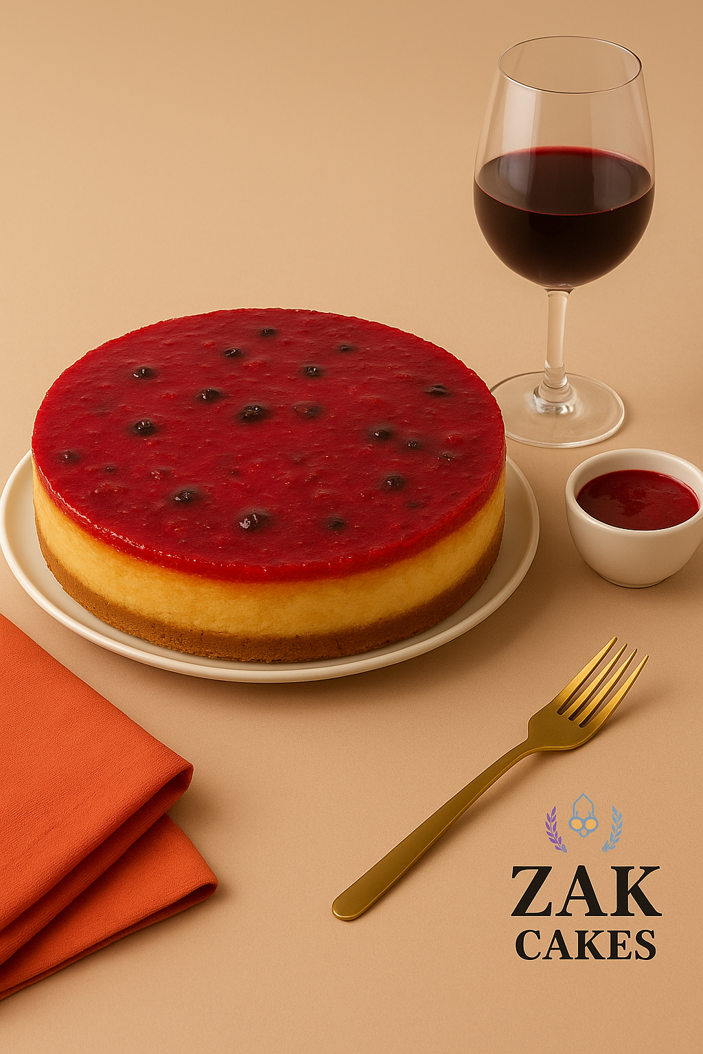 Cheescake de frutos rojos