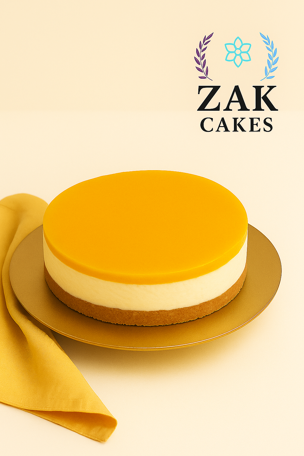 Cheescake de Mango sin glutén